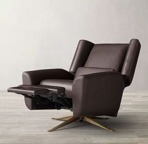 Nouvelle arrivée : fauteuil de bureau pivotant et inclinable en cuir Luke, mobilier d'intérieur populaire - Product Image 1