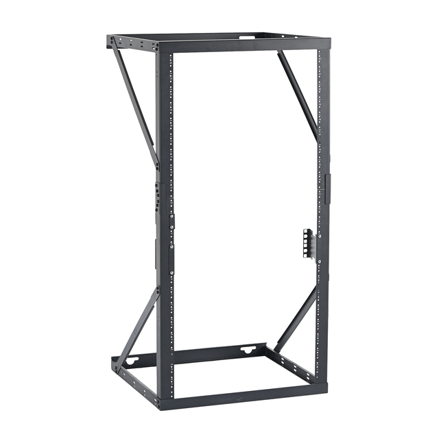 SY Data Center 8U/12U/22U Open-Frame 2-Post Rack SPCC Steel ANS/EIA RS-310-D Standard Expandable Wall-Mount Ready Very Low
