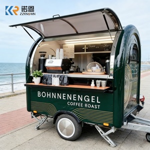 Customizable Mini Outdoor Service Cart Towable Mobile <strong>Food</strong> Truck for Coffee &amp; Ice Cream Catering Full Kitchen Equipment Included - Product Image 5