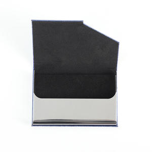 ที่ใส่นามบัตรอลูมิเนียมอัลลอยน้ำหนักเบาพิเศษเป็นมิตรกับสิ่งแวดล้อมพิมพ์ลายซิลค์สกรีนลายขนาดใหญ่พิเศษแกะสลักของขวัญส่งเสริมการขาย - Product Image 4