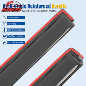 Déflecteurs de vitres latérales pour Jeep Grand Cherokee 22-25, montage encastré - Product Image 4