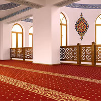 Rouleaux de moquette personnalisés pour églises et congrès, tapis de prière turc pour mosquées, moquette tuftée à la machine mur à mur pour mosquées