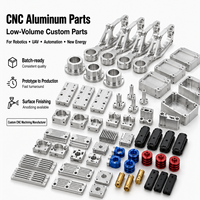 Service de prototypage rapide CNC 5 axes certifié ISO, pièces fonctionnelles en aluminium et acier inoxydable, production à faible volume