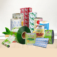 Film d'étanchéité en rouleau OEM/ODM pour gobelets à thé à bulles en plastique PET/PP/PE pour boissons froides, compatible avec les gobelets en papier et en plastique de 90 mm et 95 mm