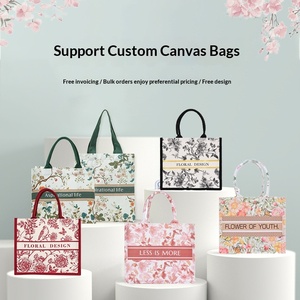 Bolsa de Compras Ecológica de Lona con Asas Dobles, Cierre de Hebilla, Diseño de Cinta Personalizado, Gran Capacidad, Laminada y Tridimensional - Product Image 1