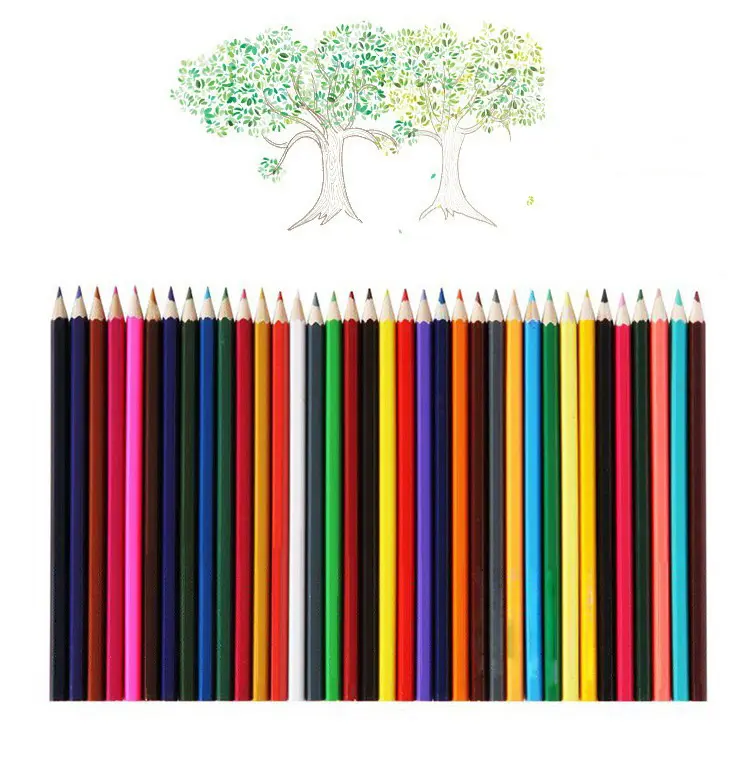 Pensil minyak terbaik 2023 untuk menggambar seni pensil warna Pastel Set kembali ke Perlengkapan Sekolah