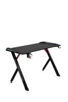 Bureau de jeu moderne à LED en bois, métal et carbone pour la maison, le bureau ou la salle de jeux E-Sport Racing Style