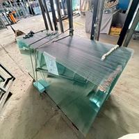 Balustrades sans cadre en verre feuilleté trempé de 4 mm à 12 mm pour terrasse, balcon, salle de bain, cuisine, salle à manger - Design moderne