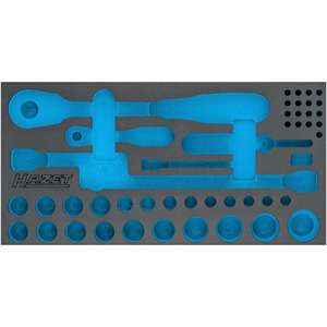 HAZET Inserto de espuma blanda de 2 componentes 163-355L ∙ L x An: 342 mm x 172 mm - Product Image 1