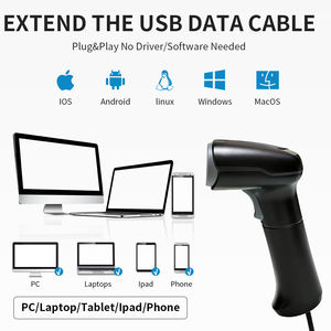 Сканер штрих-кодов HC-781, USB, ручной, промышленный, быстрое сканирование, CMOS, точное распознавание, для склада, розничной торговли, логистики, коммерции - Product Image 3