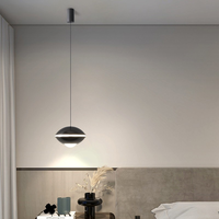 Livraison rapide éclairage décoratif intérieur bureau à domicile salle à manger chambre hauteur réglable fer LED suspension moyen noir/or