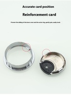 Passe-câble rond robuste en nylon, cache-trou pour câbles, gestion durable des câbles pour mobilier de bureau commercial et de bâtiment