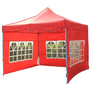 Maatwerk Beste Prijs Draagbare Oxford Stof Outdoor Opvouwbare Luifel Tent Tuinhuisje Met Kerkraam