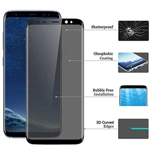 Tốt Nhất 9H Tempered Glass Bảo Vệ Màn Hình Riêng Tư Cho Samsung Cho <span class=keywords><strong>Galaxy</strong></span> <span class=keywords><strong>S9</strong></span> Đầy Đủ Màn Hình Bìa Chống Gián Điệp Lớp AAA Chất Lượng - Product Image 2