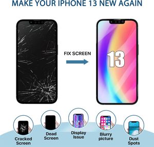 EXW pour modèle 13 PM, écran tactile LCD Full HD de 6,1 pouces, remplacement du digitiseur, protection étanche, compatible A2633 A2482 - Product Image 5