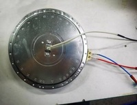 Élément chauffant céramique infrarouge 200 mm 2200W 220V, pièces de plaque chauffante, marque OEM Guangdong, usage commercial et domestique, garantie 1 an