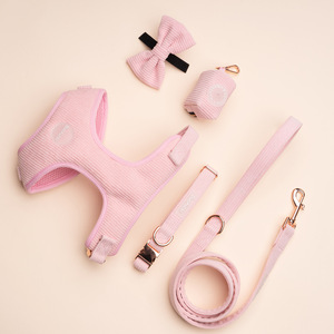 Set Pettorina per Cani in Nylon Senza Trazione OEM, Collare per Cani Personalizzabile Regolabile Morbido Semplice di Lusso - Product Image 1