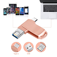 Flash Drive USB 4-in-1 Logam Baru Kapasitas 1TB/2TB Kompatibel dengan Tipe-C