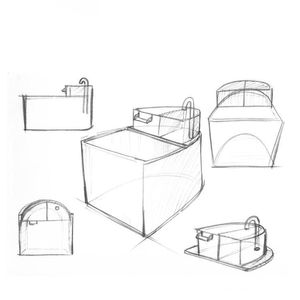 2023環境にやさしいホームオフィスの庭の装飾小さなアクリル海洋水族館透明アクリル水槽キャビネット付き - Product Image 2