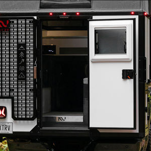 Offre Spéciale <span class=keywords><strong>prix</strong></span> direct d'usine porte de remorque en forme de larme de RV noir avec fenêtre de poussée porte en forme de larme de RV - Product Image 3