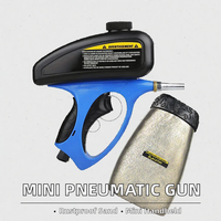 Pistolet de sablage pneumatique portatif en acier antirouille, protection par gravité, mini-outils pneumatiques