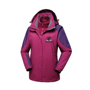 Custom High-end Breathable Zipper Women's Winter Coral Fleece Liner Detachable Three-in-One Two-Piece Men's Mountaineering <strong>Suit</strong> - Product Image 5