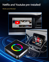 Adaptateur Voiture sans Fil CarPlay Android 13.0 en Stock Boîtier AI de Streaming Auto avec YouTube/Play Store 2 Go 16 Go