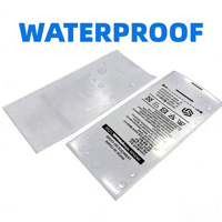 Étiquette RFID personnalisée durable longue portée pour tissu, étiquette tissée pour vêtement, 860-960 MHz, étiquette RFID UHF en nylon