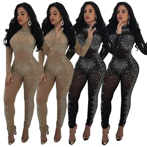 Select Fashionable Skin Tight Jumpsuit in Breathable Fabrics 