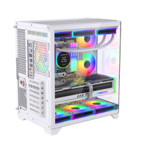 LOVINGCOOL - Caja de Ordenador con Pantalla Grande, Torres Completas ATX, Gabinete de Juegos de Vidrio Acrílico, Cajas de PC Fabricadas en China, Venta al por Mayor