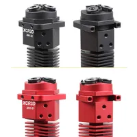 Part Hotend Printer 3D 3IN1-S1, Print Head 3 in 1 Out, Warna 0.4/1.75mm Filament J-head untuk Titan MK8 Bowden Extruder