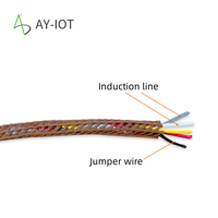 Anying Kraftstoffleckage-Erkennungskabel mit Stroboskop-Alarm, TCP/IP-Netzwerk, Kunststoff, 30-50m Reichweite, Nicht-entflammbares Modell A-FLC1000 -40°C