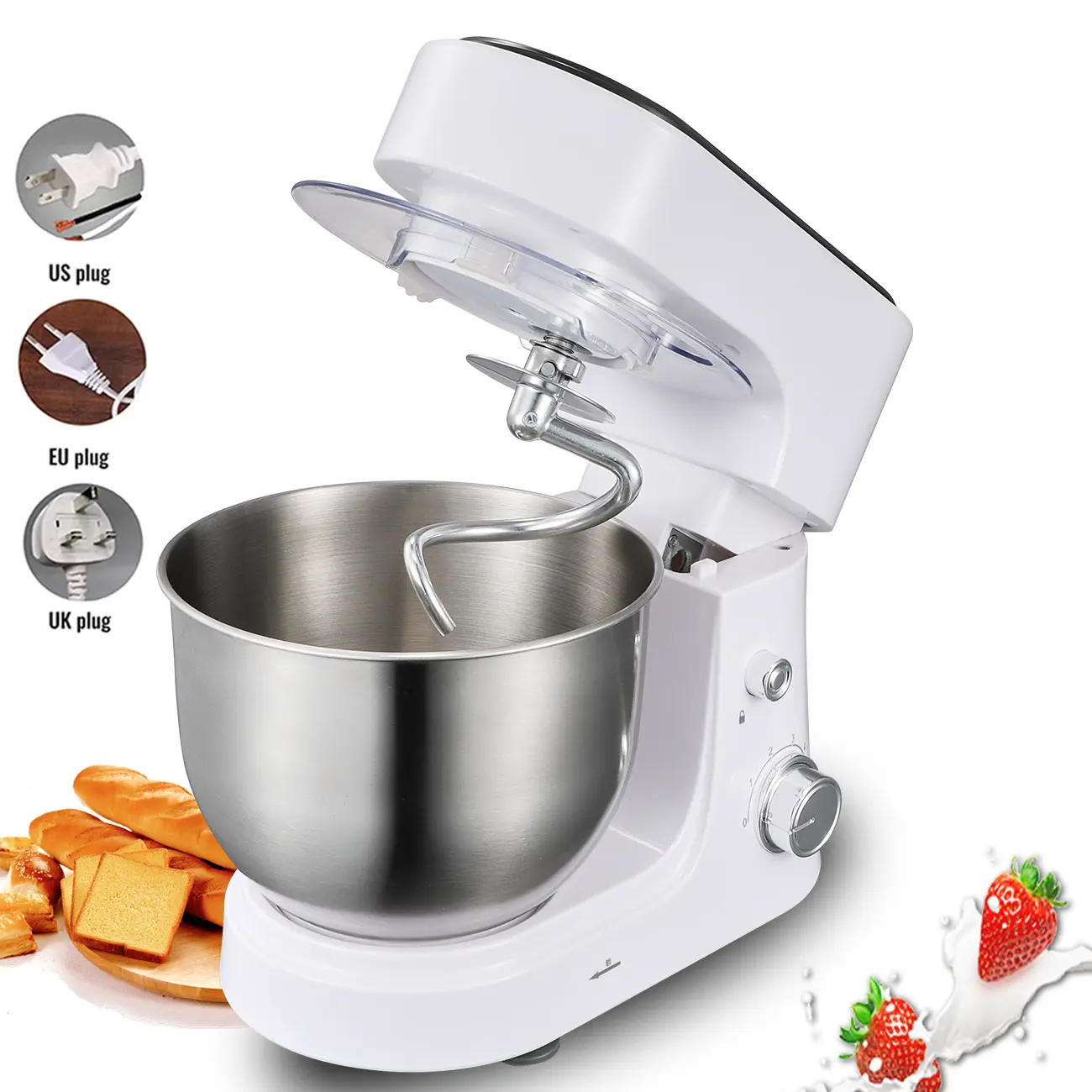 cheap price standmixer kitchen robot home planetary mixer 4L 5L 6L 7L batidoras para pasteleria cake mixing machine