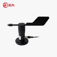 RIKA RK110-01G 0-360 Sensor Arah & Kecepatan Angin IP65 RS485 4-20mA 1 Resolusi 3 Akurasi Anemometer Paduan Aluminium