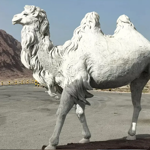 Scultura di Cammello Realistica in Fibra di Vetro di Grado Commerciale, Lunga Durata 10 Anni, Bassa Manutenzione, per Aree Ricreative e Resort - Product Image 3