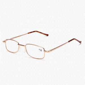 ปากกาอ่านแก้วขนาดเล็กตารางโลหะบางแว่นอ่านหนังสือสำหรับผู้ชายผู้หญิง - Product Image 2