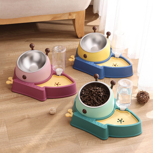 Automatische Katzen schale Hund Wasser Feeder Schüssel Katze Kätzchen trinken Edelstahl Hund Trinkwassers chale - Product Image 1