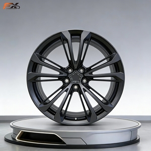Cerchi 5*120 5*114.3 da 17-24 Pollici in Lega di Alluminio Nero Opaco Forgiati su Misura per PORSCHE 911 <span class=keywords><strong>BMW</strong></span> X5 <span class=keywords><strong>X7</strong></span> E92 - Product Image 1