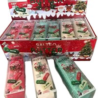 Bâton de beurre en TPR souple et sonore, activé par la voix, à remontée lente, jouet anti-stress à presser pour promotion de Noël