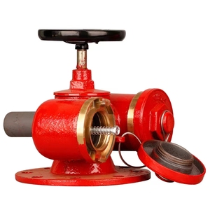 Robinet d'incendie DN15 en fonte rouge durable pour les incendies de classe A et B - Product Image 1