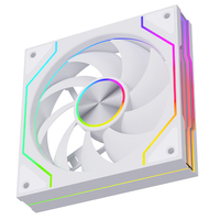 Ventola per Case PC RK120 ARGB WH 120mm Bianca PWM, Silenziosa 20dBA, Sincronizzazione 5V, Collegamento a Catena per Computer da Gaming, Fornitore OEM all'Ingrosso