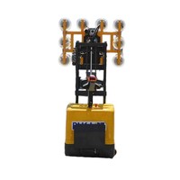 Robot Elevador de Vidrio Eléctrico con Ventosa de Vacío y Rotación de 360 Grados para Instalación de Muros Cortina y Ventanas