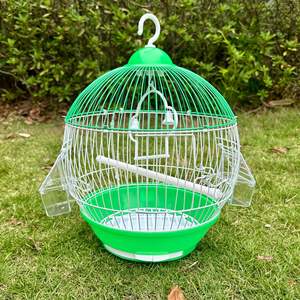 2000 diretta della fabbrica in ferro ornamentale in metallo canarino gabbia per uccelli con modello solido e chiusura a scatto - Product Image 5