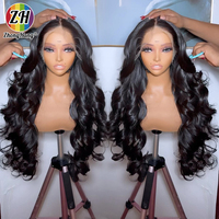 Perruque Lace Frontale Body Wave 200% Densité Cheveux Humains, Vente en Gros, Perruque Lace Frontale HD 13x6 Cheveux Humains