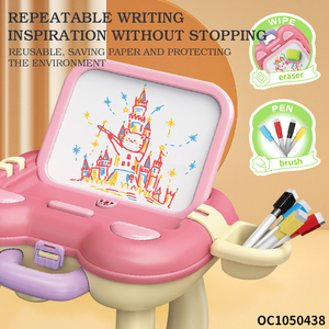 Juego de Mesa de Dibujo Plegable y Ajustable para Niñas, Juguetes Educativos Tempranos para Niños con Rotulador de Colores - Product Image 4