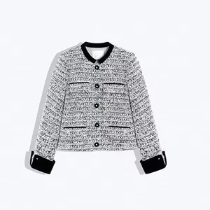 Fabricante de Ropa Mujer Blazer Formal Tallas Grandes Chaqueta Invierno Chaqueta Casual Tweed Coat