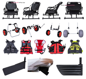 Kayak de Pesca de 2.9m de LLDPE para 1 Persona, con Asiento Trasero y Silla con Marco, en Venta - Product Image 6