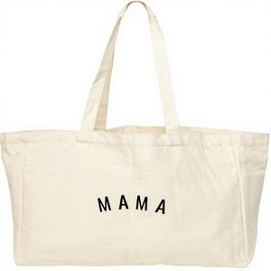 <span class=keywords><strong>Sac</strong></span> fourre-tout en toile pour maman avec six poches d'organisation, sacs fourre-tout mignons pour cadeaux de fête prénatale pour maman - Product Image 1