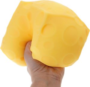 GL Vente Flash : Jouet Sensoriel Squishy Grosse Cubes de Fromage 10cm – Jouet Anti-Stress Fidget pour Adultes et Enfants - Product Image 2