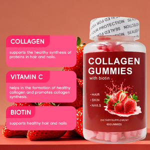 Gummies de <span class=keywords><strong>collagène</strong></span> pour éclaircir la <span class=keywords><strong>peau</strong></span>, biotine pour cheveux, <span class=keywords><strong>peau</strong></span> et ongles, vitamines, gummies de <span class=keywords><strong>collagène</strong></span> pour les soins de la <span class=keywords><strong>peau</strong></span>, sans problème pour l'allaitement - Product Image 3